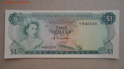 БАГАМЫ 1 ДОЛЛАР 1974 UNC - DSC00146.JPG