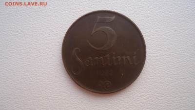 ЛАТВИЯ 5 САНТИМОВ 1922 - DSC00163.JPG