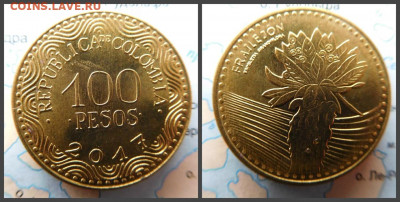 Колумбия 100 песо, 2017 - 4