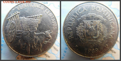 Доминикана 25 сентаво, 1989 - 13
