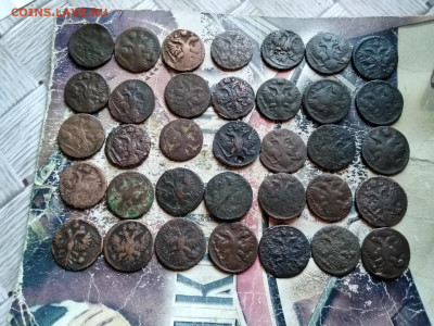 35 полушек 1730-1749 до 25.09.2020 - 35пол