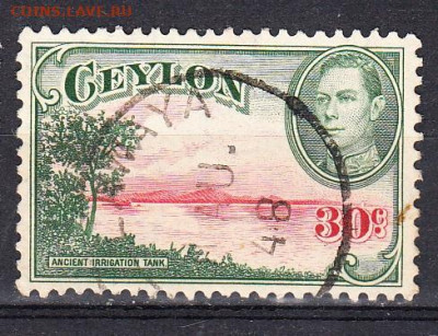 Колонии Цейлон 1938 1м 30ц до 09 09 - 89