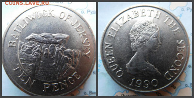Джерси 10 пенсов, 1990 - 13