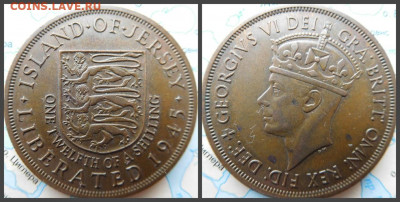 12 шиллинга, 1945 Освобождение (Король Георг VI) - 23