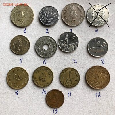 Иностранные монеты по 5, до 24.09. - 96yhaacktKY