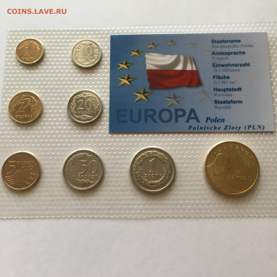 Польша  Набор монет 8 шт в запайке - image-09-09-20-03-59-1