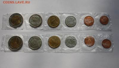 Набор Таиланд 6 монет. До 28.09. в 22:00 - 6шт