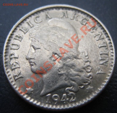 Аргентина 5 сентаво 1942  Окончание: 22.09 в 22:00 мск - IMG_2993