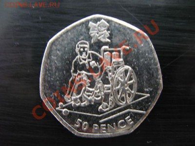 Великобритания ПараОлимп. 50 пенсов- Бочия 2011 до 21.09.11 - бочия