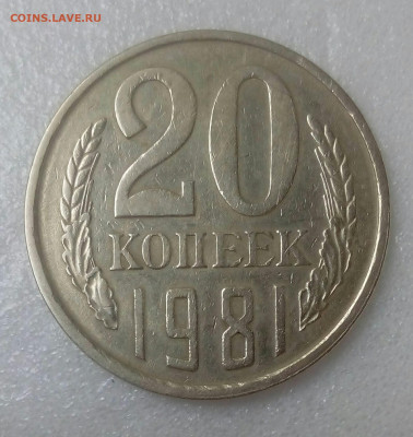 20 копеек 1981г. 3-61.4-1 рев.А (ЯВА №233) до 03.10.в 22.10 - IMG_20200919_144012_216