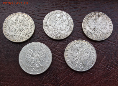 Набор из 5 монет 10 злотых Ядвига 1932 - IMG_2464.JPG