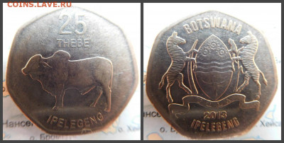 Ботсвана 25 тхебе, 2013 - 20