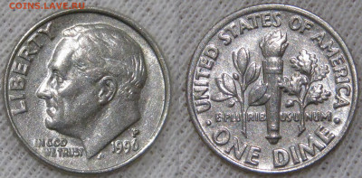 США 4 монеты до 22-15 03.10.2020 - США 10ц 1996
