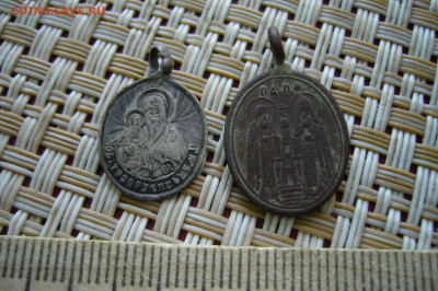 Пара церковных ладанок - серебро - 03-10-20 - 23-10 мск - P2300474.JPG