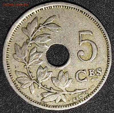 Бельгия 5 сантимов 1928 - IMG_20200930_100036