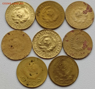 1 коп 1928-53гг. - 8шт до  6.10.20. 22-00 Мск - 1 коп 1928-53гг. - 8шт (2)