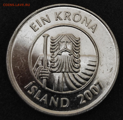Исландия 1 крона 2007 - IMG_20201001_083357