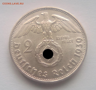 3 рейх 2 марки 1939 D UNC с 200₽ до 05.10.20 - 4