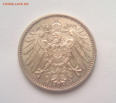 Кайзеррейх 1 марка 1916 A UNC с 200₽ до 05.10.20 - 2