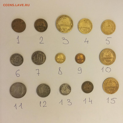 Монеты 1931-39 гг 15 монет, всё по 99 - image-01-10-20-06-09