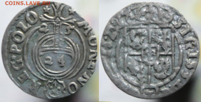 Пфенниг 1693 IK, Солид 1661, 1663, 1665, Полторак 1625 - 1