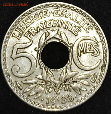 Франция 5 сантимов 1938(1.5г) - IMG_20201002_141936