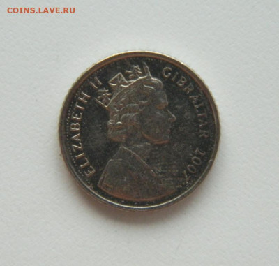 Гибралтар 5 пенсов 2007 г. (Фауна). до 08.10.20 - DSCN1632.JPG