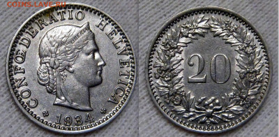 Швейцария 5 франков 1932 до 22-15 07.10.2020 - 20 1934