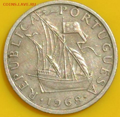 Португалия 5 эскудо 1968. 07. 10. 2020 в 22 - 00. - DSC_0756.JPG