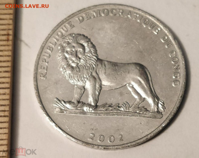 КОНГО 50 сантимов 2002 (горилла) до 9.10 - 125574229