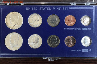 США Набор монет 1964 года UNC до 21.30 МСК 10.10.20 - A4371EDD-F567-4C71-83DE-439F0A0B5A20