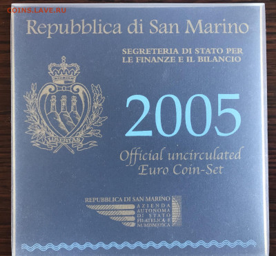 Сан-Марино, набор монет 2005 года UNC до 21.30 МСК 10.10.20 - 58E6EAFB-ADD6-40AD-BC89-E63757A72CA8
