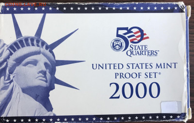 США Набор монет 2000 года Пруф до 21.30 МСК 10.10.20 - C4625A37-AED5-406D-8CF7-E9A3441455CD