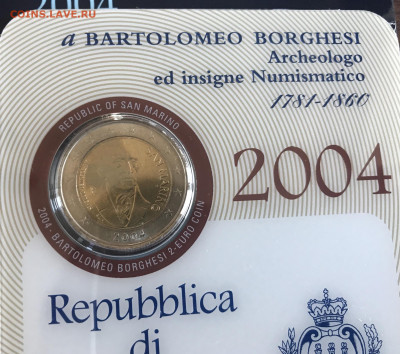 Сан-Марино 2004 2 евро Барталамео UNC до 21.30 МСК 10.10.20 - 94B80049-1375-4F2D-965E-5B8BB174C4DD