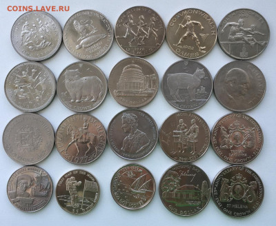 ФИКС Крона Шайба 20шт Зеландия Самоа Мэн Тристан фауна спорт - ePklv1VFLpU