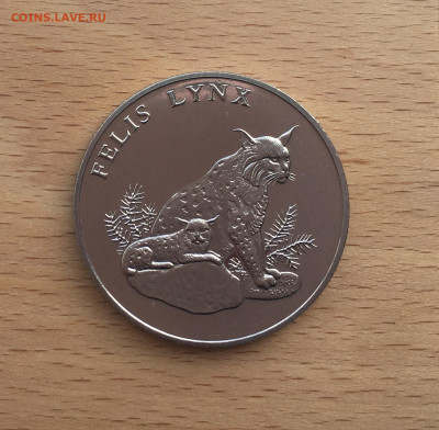 Крона Шайба Памятная медаль Жетон Рысь обыкновенная WWF - IMG_6083.JPG