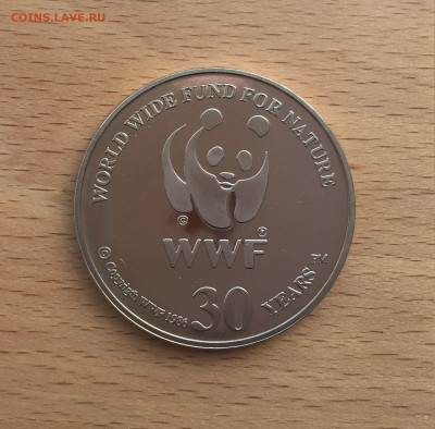 Крона Шайба Памятная медаль Жетон Кубинский крокодил WWF - IMG_6062.JPG