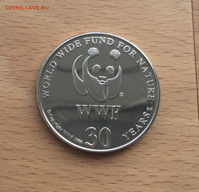 Крона Шайба Памятная медаль Жетон Пелагическая лисья акула - IMG_6118.JPG