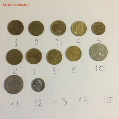 Сан-Марино лот монет 14 шт, всё по 75 - image-09-10-20-08-40