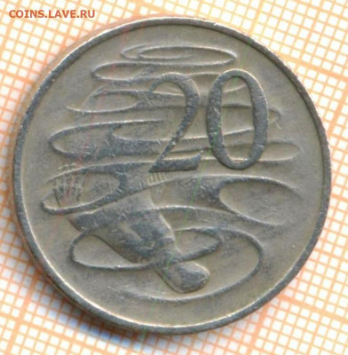 Австралия 20 центов 1969 г., до 14.10.2020 г. 22.00 по Москв - Австралия 20 центов 1969 1928