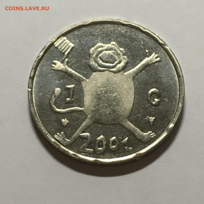 Нидерланды 2001г 1 гульден "Последний гульден" - image-10-10-20-07-20-1