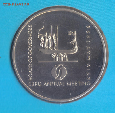 2 гривни 1998 г. ЕБРР в буклете. - 5