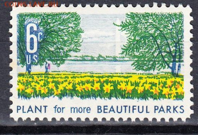 США 1969 прекрасная Америка 1м** до 15 10 - 41
