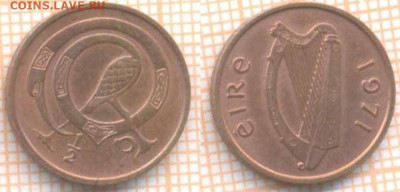 2 пенни 1971 г., до 15.10.2020 г. 22.00 по Москве - Ирландия полпенни 1971 1945