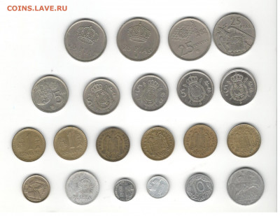 Монеты Испании. Фикс цены. - Испания 2