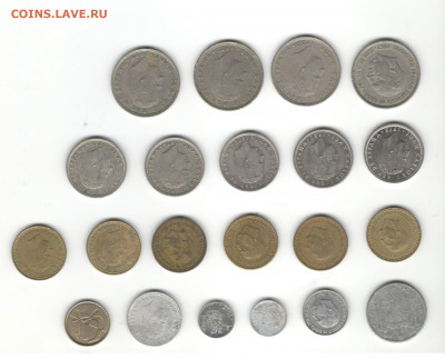 Монеты Испании. Фикс цены. - Испания 1