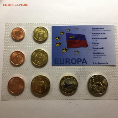 Лихтенштейн 2014г Набор от 1 цента до 2 Евро (пробные) - image-11-10-20-06-25-1