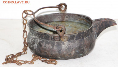 Медный рукомойник на цепи. 19 век - 19.10.20 в 22.00 - а 007