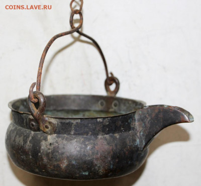 Медный рукомойник на цепи. 19 век - 19.10.20 в 22.00 - а 002