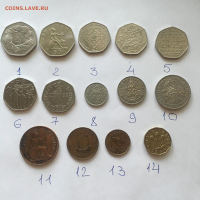 Британия 1942-2016гг 14 монет, всё по 100 - image-08-10-20-05-23-1